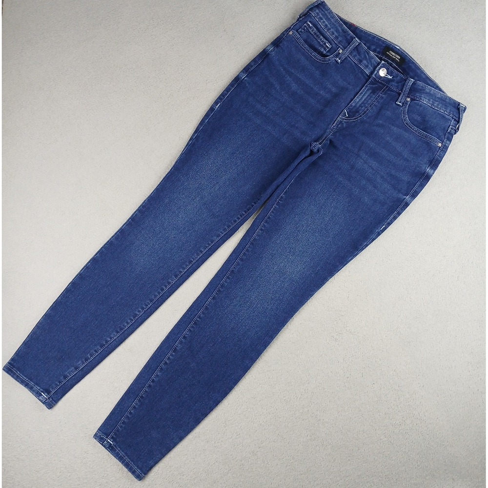 True Religion Jennie Curvy Women 28 Super Skinny Mid Rise Blue Jeans 50872-00